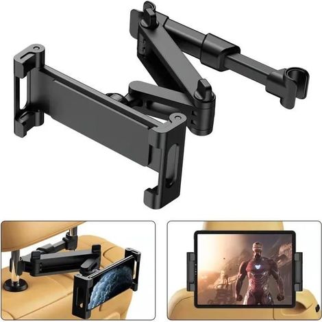 Support Voiture - Non spécifié - Pliable - Rotation 360° - Compatible avec tous les appareils - Noir (1/5)