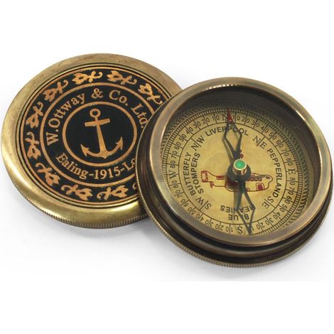 Signes Grimalt Décoration nautique OBJULES ANCIENNES GOLDNEN NUTICAL 6X6X2CM 77546