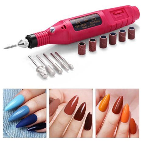 DIY-Gravierstift mit elektrischem Schleifer, handbetriebener Polierer zum Gravieren von Metall, Glas, Leder, Holz, Kunststoff, Rot (1/5)