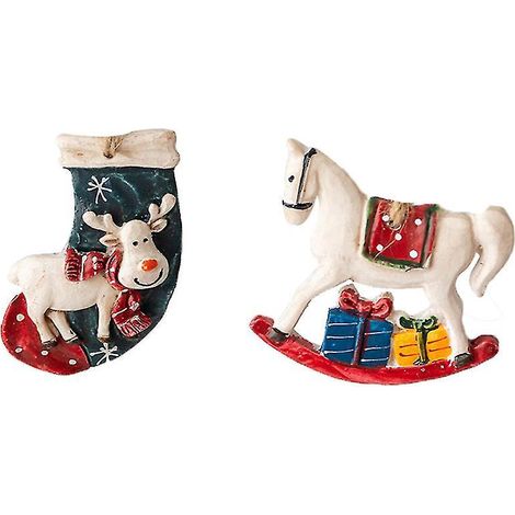 Neue 2-teilige Weihnachts-Hängedekoration