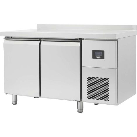 Table réfrigérée négative gn 1/1 - prof 700 - avec dosseret - 2 portes - AFI COLLIN-LUCY