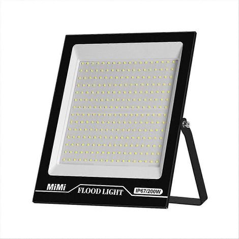 Faro LED da 200 W con luce calda, faretto da esterno, faretto impermeabile IP67, illuminazione da giardino (1/5)
