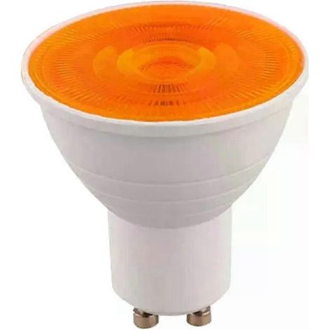 Ampoule LED GU10 220-240V 5W Verte Rouge Jaune Ambrée Éclairage d'ambiance festif (1/5)