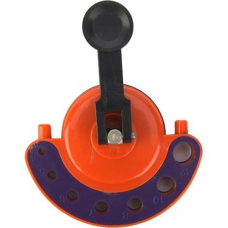 Guía de broca de diamante para perforar vidrio, localizador de aberturas ajustable para azulejos de cerámica, sierra perforadora de núcleos, juego de montaje con base de ventosa de vacío. (1/5)