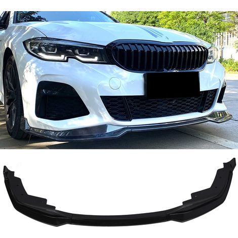 MP-Style 3-teilige Frontstoßstangenlippe für BMW 3er G20/G21 M Sportpaket (Vor-Facelift, 2019–2022) (ZST-364), Carbonfaser-Optik, übergroß (1/5)
