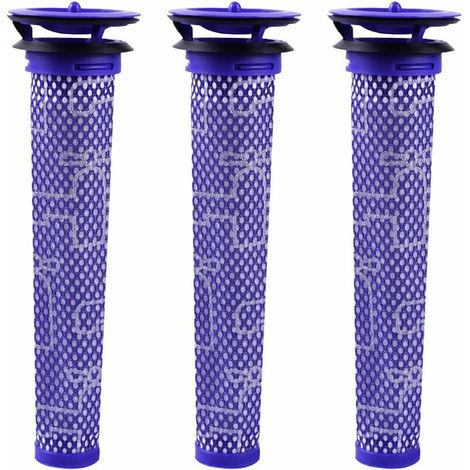 Filtre pour Dyson V8 V7 V6 DC62 Aspirateur ,GU.B/bon Filtre Mélange de Matériaux Standard Bleue, Lot de 3 (1/5)