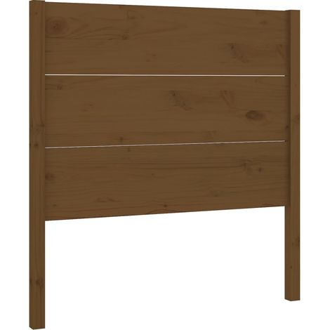 Maison Exclusive - Cabecero madera maciza de pino marrón miel 106