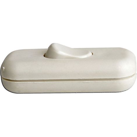 SIMON 526300 interrupteur à pas plat thermoplastique blanc 2A