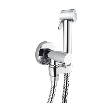 SET DOCCIA COMPLETO MODELLO PALOMA CON PULSANTE IN ABS Cromo BOSSINI