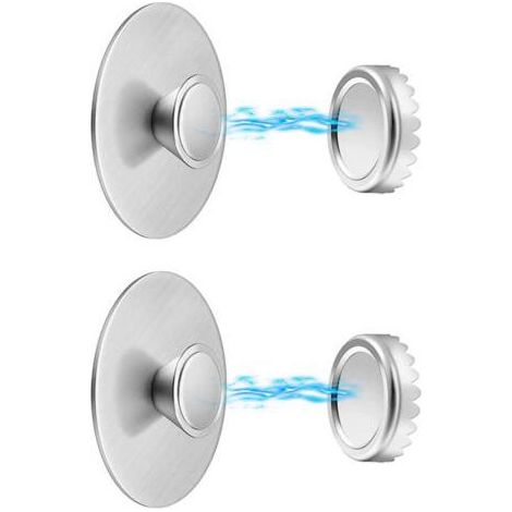 Porte savon magnétique mural en acier inoxydable Économise de l'espace Dimensions compactes Pour cuisine et salle de bain (1/5)