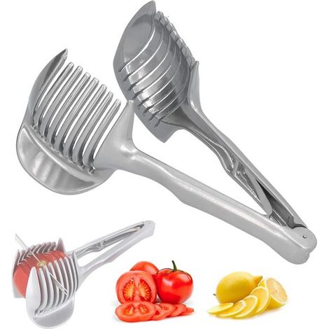 Affetta pomodori e affetta limoni - Pinze manuali multifunzionali per frutta e verdura (1/5)