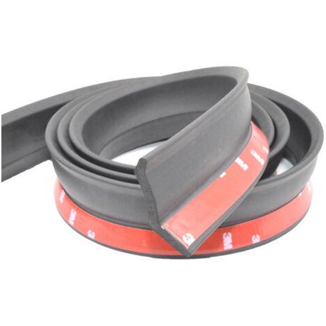Bande d'étanchéité pour porte de garage 3 m – Caoutchouc EPDM flexible – Installation avec clous – Résistante aux températures extrêmes