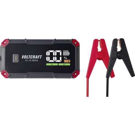 VOLTCRAFT Starthilfegerät VC-JS-800A VC-18218600 Starthilfestrom (12 V)=400 A 12 V-Ausgang 1x, USB- (1/5)
