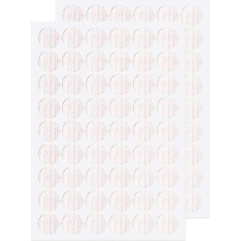 Schraubenloch-Aufkleber, PVC-Abdeckungen, selbstklebend, 21 mm, dekorative Aufkleber, Schraubenabdeckungen, Kappen-PC-246