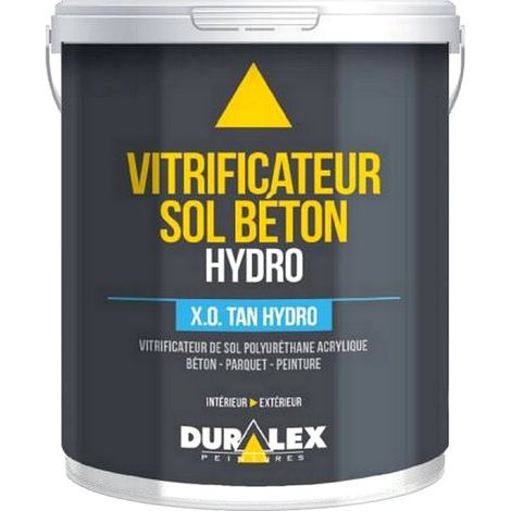 Vitrificateur béton DURALEX X O TAN HYDRO vernis polyuréthane haute protection des sols INCOLORE  Conditionnement: 3 Litres - Finition: Mat