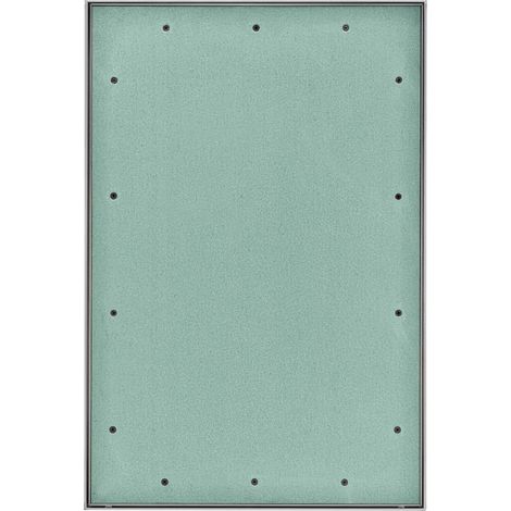 Upmann Revisionsklappe Vario-Star Revisionstür GK-Einlage 400x600mm Gipskarton Alu Rahmen Revision Wartungstür Wartungsklappe Wartung Reinigungsklappe Wartungsöffnung Feuchtraumgeeignet Trockenbau