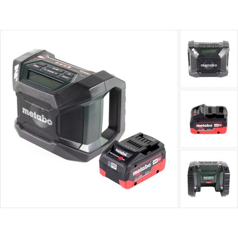 Radio da cantiere a batteria Metabo R 12-18 DAB+ BT 12-18 V DAB+ Bluetooth + 1x batteria 5,5 Ah - senza caricabatteria (1/5)