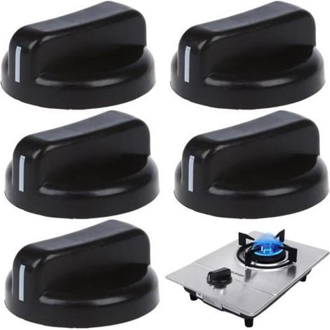 5 Boutons de Plaque de Cuisson Accessoires de réparation pour cuisinière à gaz cuisinière à gaz Plaque de Cuisson (1/4)
