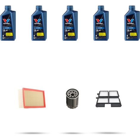 Kit tagliando 3 FILTRI e 5L OLIO compatibile con Toyota Avensis I (T22) 2.0 16v 110kw Dal 2000 (1/5)