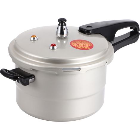 Autocuiseur domestique antidéflagrant avec compartiment vapeur pour cuisinières à gaz, électriques et vitrocéramiques (20 cm) (1/5)