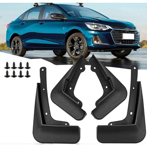 Bavettes de protection anti-éclaboussures compatibles avec Chevrolet Onix 2020, 2021 et 2022 - Accessoires de protection avant et arrière - Kit de 4 pièces (1/5)