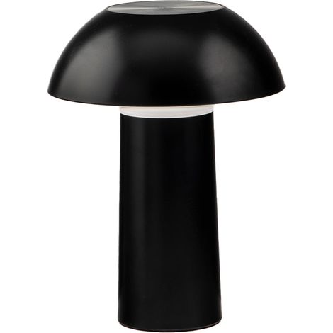 "Lampada ricaricabile MIKES nera 4.5W 4000K (luce naturale) con touch dimmer e CCT" (1/3)