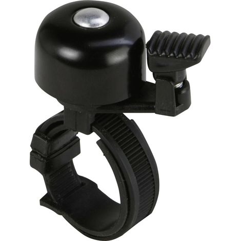 Fischer Glocke Mini Oversize schwarz Fahrradzubehör