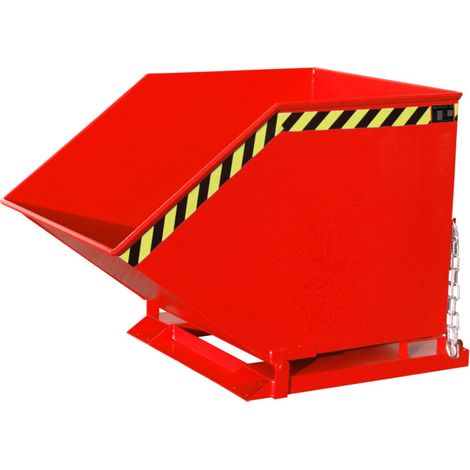 Bauer Südlohn Benne basculante à copeaux SKK 800, laquée, rouge feu