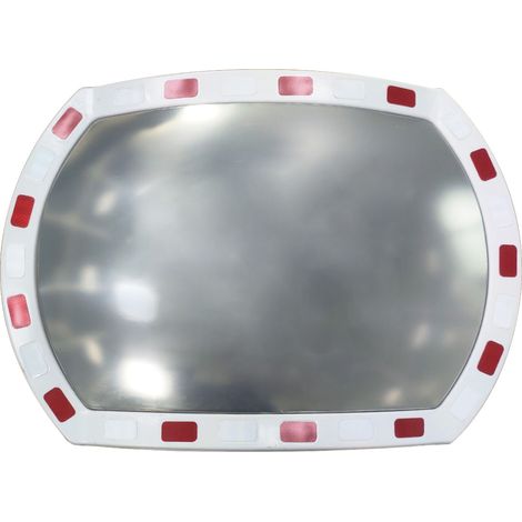 Miroir convexe RS PRO Rectangulaire, pour Intérieur / extérieur 600mm x 400 mm ( Prix pour 1 )