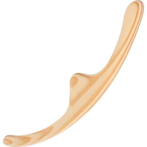 Bâton de massage en bois Gua Sha, outil de relaxation musculaire, améliore le grain de peau, bois naturel, pour le corps et le visage (1/5)