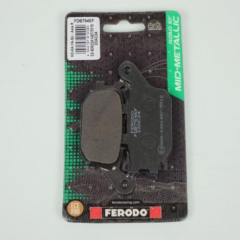 Plaquette de frein Ferodo pour Moto Honda 1000 Cbf Fa/Abs 2006 à