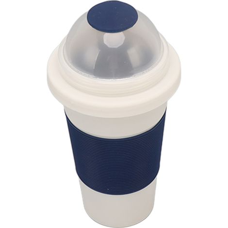 Schnellgefrorener Smoothie-Becher mit doppelwandiger Isolierung für Granita-Maschinen, ideal für Fruchtsaftpartys. (1/5)