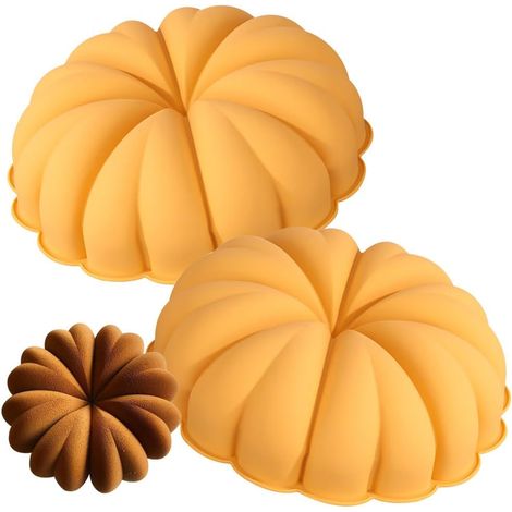 Halloween-Silikon-Backformen, Silikon-Kürbis-Backformen, Herbst-Kuchenformen, Halloween-Kuchenformen, Kürbis-Backformen (1/5)