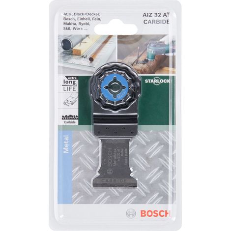 Sierra inmersión Starlock Carbide AIZ 32 AT Metal 40 x 32mm  BOSCH 2609256C65