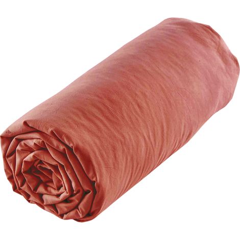 Drap housse MILA micro lavée polyester 160x200 cm (1/5)
