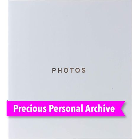 Album photo simple et classique à 400 pochettes pour la maison et le bureau avec poche de rangement pour CD, 34 x 30,5 x 3,8 cm (L x l x H) pour afficher des photos de 10,2 (1/5)