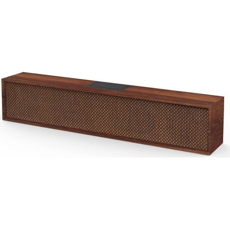 Haut-Parleur Bluetooth, Haut-parleurs PC sans Fil en Bois rétro Son stéréo 10W avec basses, design bois rétro classique pour maison, jeux et bureau (1/5)