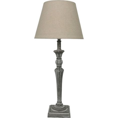 Lamp and Shade - L12 x W12 x H58 cm