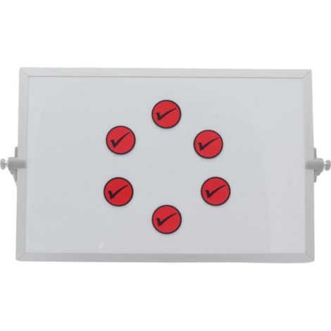 Magnetisch Symbool Vinkje 3x3 cm rood (1/2)