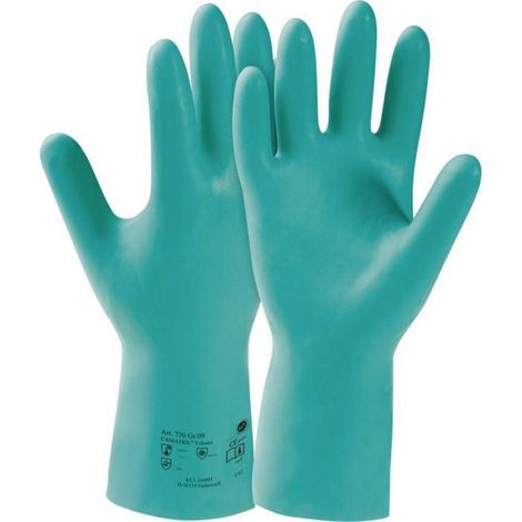 Gants De Protection En Nitrile - 300 Mm Longueur - Norme En 388 - Taille 10 Xl - Pour Risques Mécaniques Et Chimiques