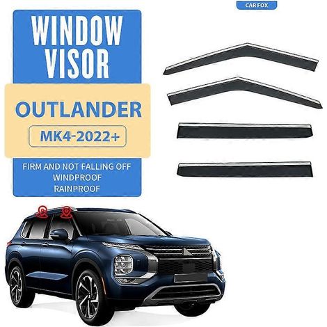 Accessoires auto pour Mitsubishi Outlander, déflecteurs de pluie pour vitres 2022-2025, lot de 4 ( ) (1/5)
