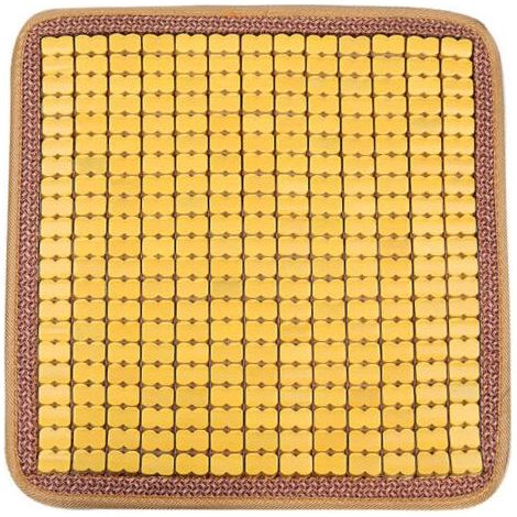1 tapis de bain rafraîchissant, tapis de bain carré, coussin de siège de voiture, coussin de siège de sauna, coussin de chaise carré, housse de protection en bois pour siège de voiture, canapé (1/3)