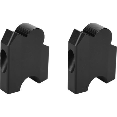 Lot de 2 rehausseurs de guidon en alliage d'aluminium, compatibles avec Yamaha XT1200Z Super Ténéré 2010-2014 (noir). (1/5)