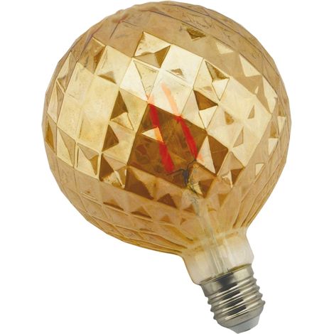 Bombilla Filamento LED Globo Dorado E27 4W 2200K (1/2)