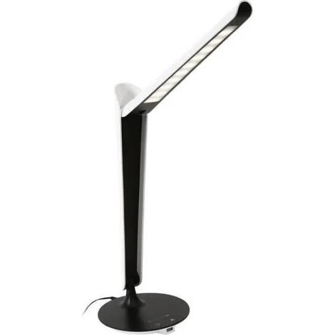 Platinet PDL9 lámpara de mesa LED blanca con puerto USB (1/3)
