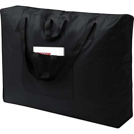Sac de rangement, sac de transport portable pour chaise pliante, 90 x 72 x 18 cm, sac de rangement robuste avec fermetures éclair, sac de voyage Oxford imperméable pour l'extérieur, camping (M) (1/4)