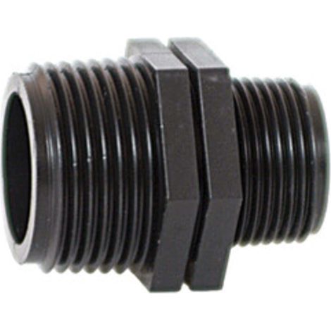 RACCORDO NYLON NIPPLO RIDUZIONE 1 X 1/2 - 50 PZ