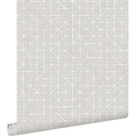 papier peint formes géométriques taupe - ESTAhome (1/5)