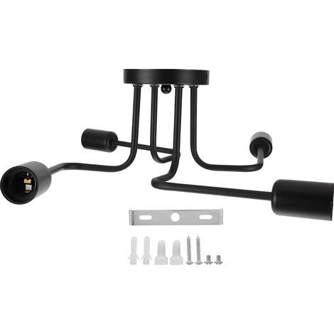 LED-Pendelleuchte im Retro-Stil, 110–240 V, 4 x E27-Fassung, antike Leuchte für Arbeitszimmer, Café, Bar, Flur (1/5)