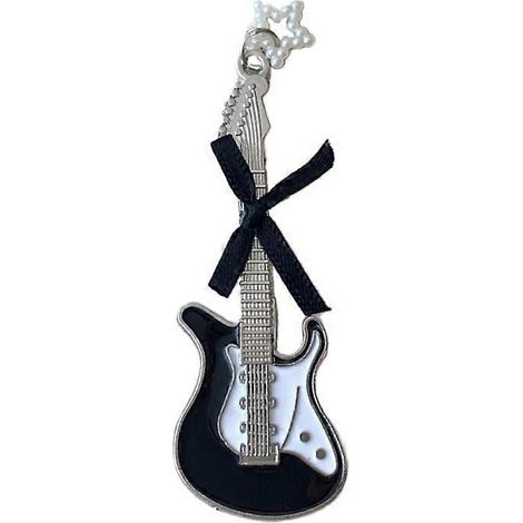 Pinces à cheveux Sweet Bows en forme de guitare, style punk vintage, pour les mélomanes (1/4)